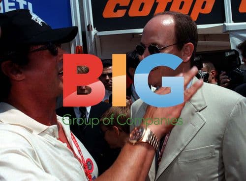 Stallone and Prince Albert at Monaco Grand Prix