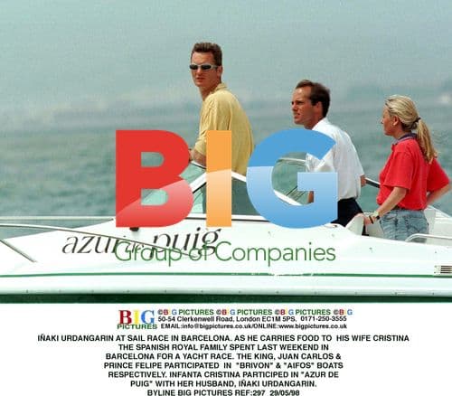 Iaki Urdangarin at Sail Race in Barcelona