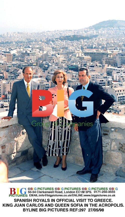 Spanish Royals at the Acropolis, Greece