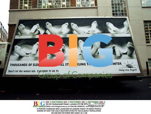 Poster Campaign for Elderly in London