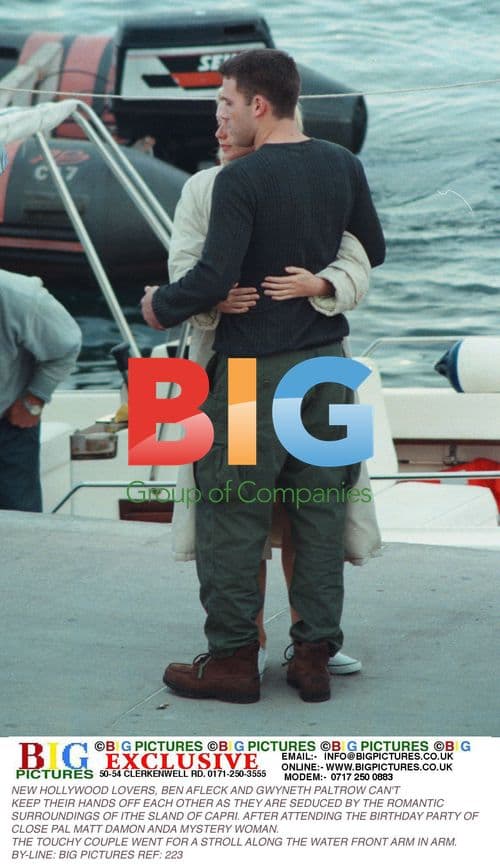 Ben Affleck and Gwyneth Paltrow Romantic in Capri