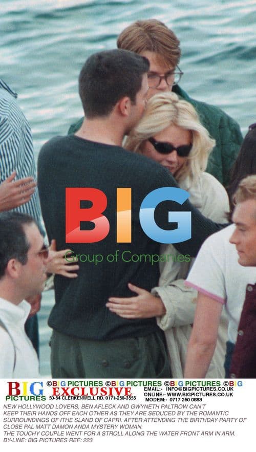 Ben Affleck and Gwyneth Paltrow in Capri