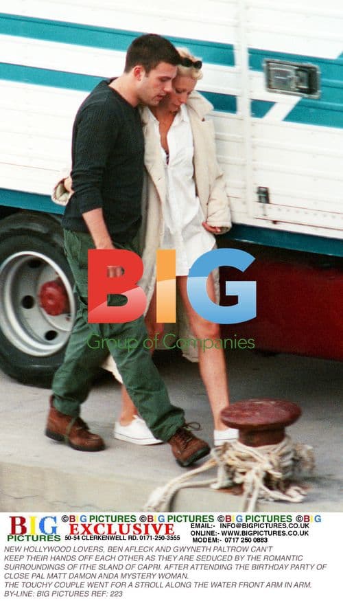Ben Affleck and Gwyneth Paltrow in Capri