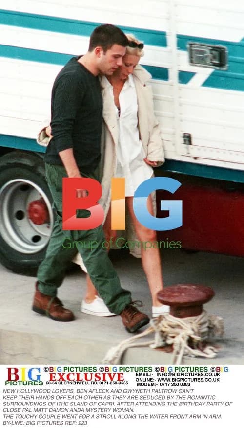 Ben Affleck and Gwyneth Paltrow in Capri