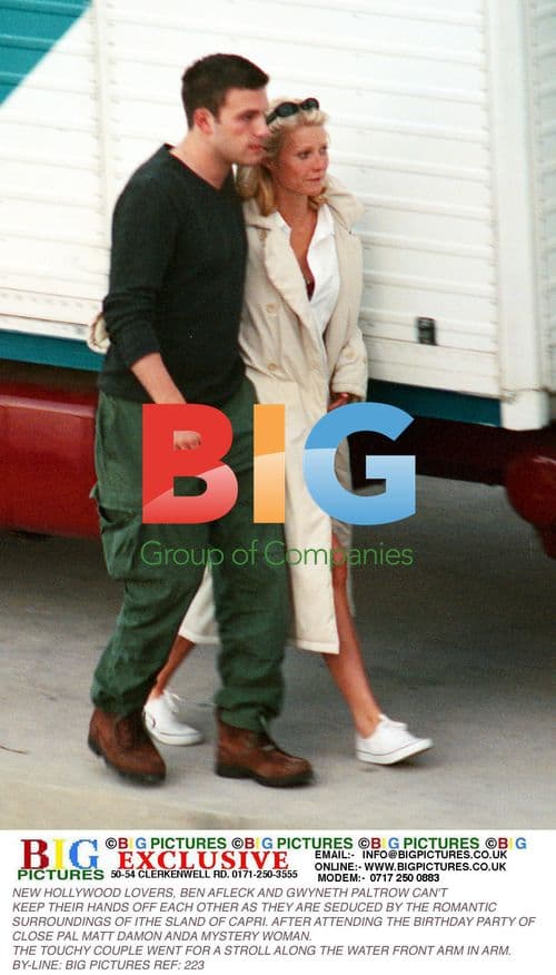 Ben Affleck and Gwyneth Paltrow in Capri