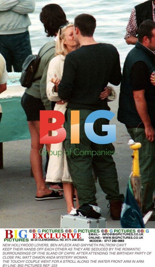 Ben Affleck and Gwyneth Paltrow on Capri