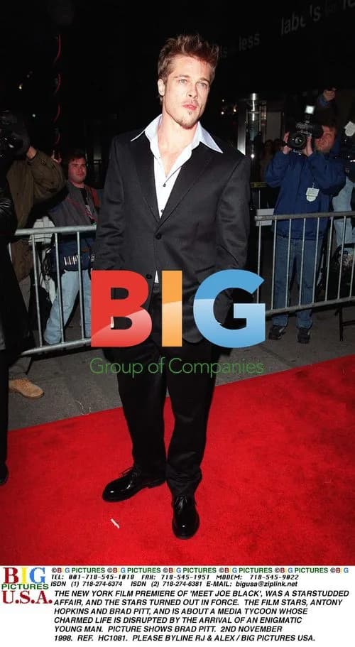 Brad Pitt at 'Meet Joe Black' NY Premiere