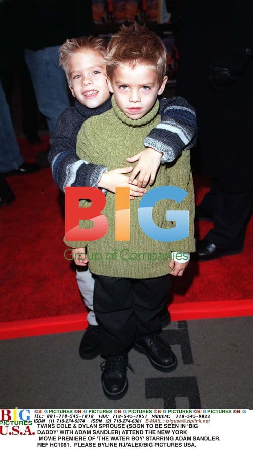 Cole & Dylan Sprouse at 'The Water Boy' Premiere