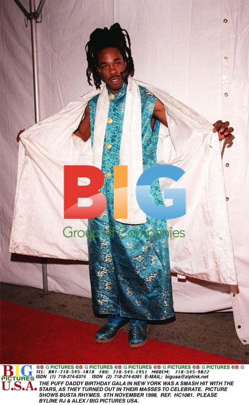 Busta Rhymes at Puff Daddy's Birthday Gala
