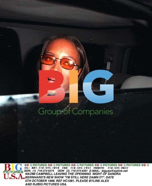 Naomi Campbell at Opening Night