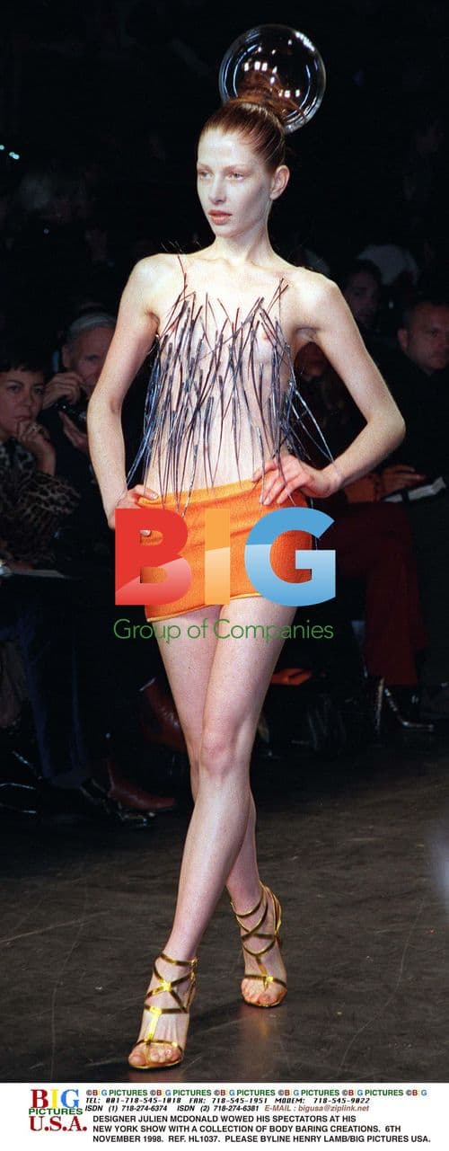Julien McDonald's 1998 NY Fashion Show