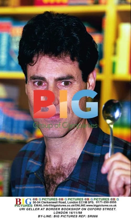Uri Geller at Border Bookshop