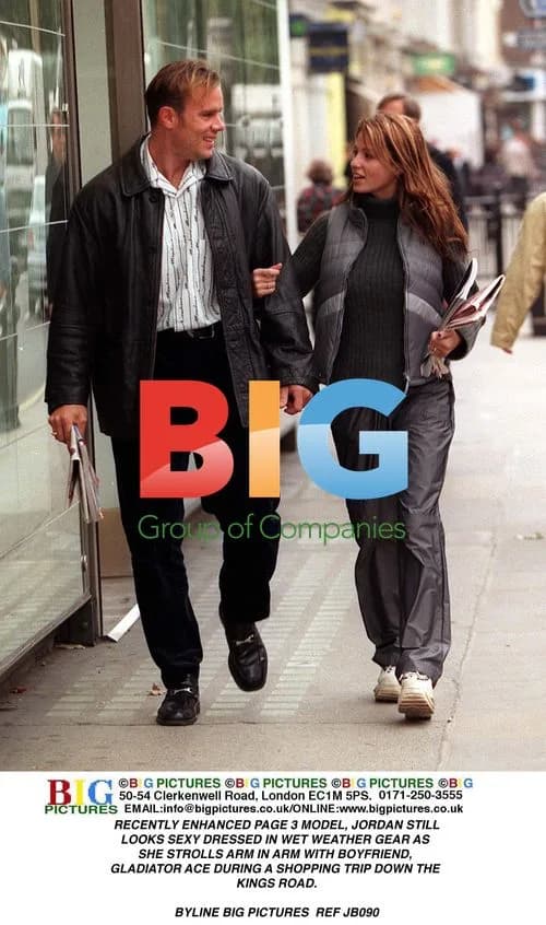 Jordan Strolls with Boyfriend Gladiator Ace