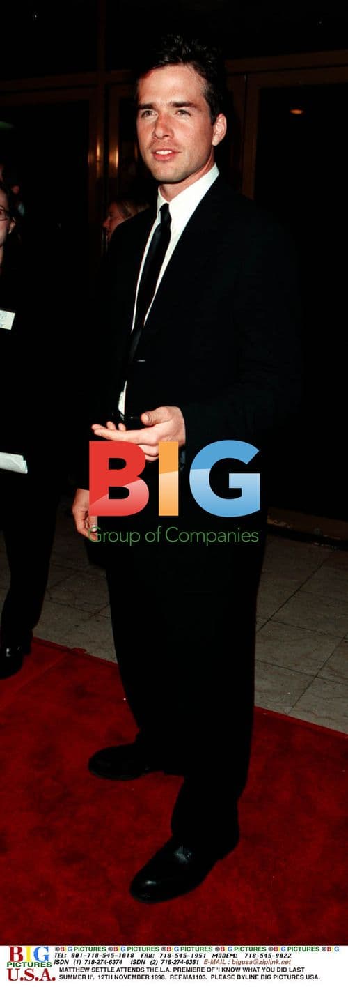 MATTHEW SETTLE ATTENDS 'I KNOW WHAT YOU DID LAST SUMMER II' PREMIERE