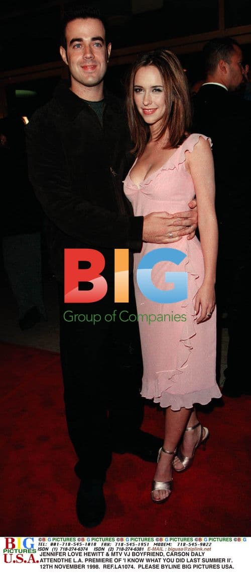 Jennifer Love Hewitt & Carson Daly at 'I Know What You Did Last Summer II' Premiere