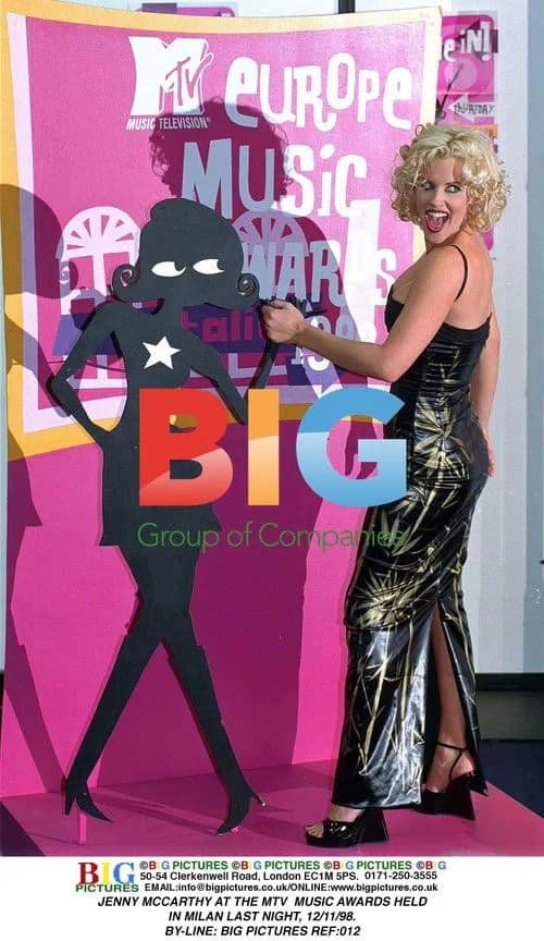 Jenny McCarthy at MTV Music Awards in Milan