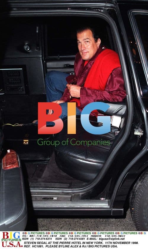 Steven Segal at the Pierre Hotel, New York