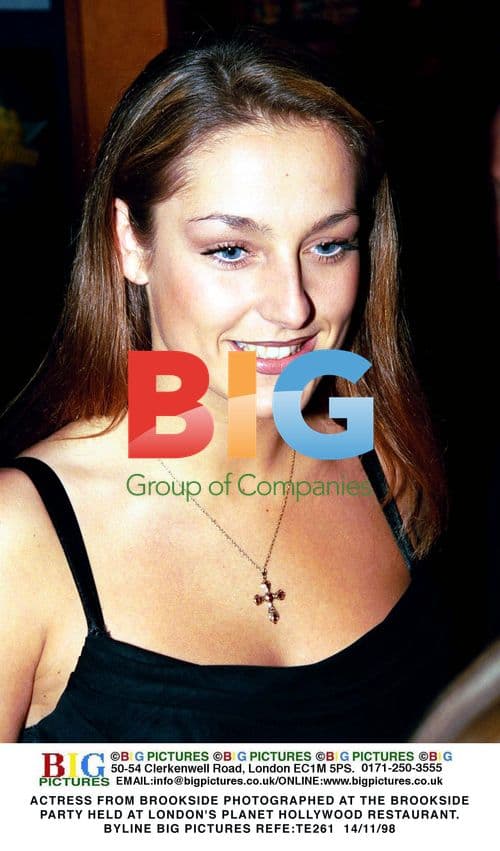 Brookside Actress at Brookside Party