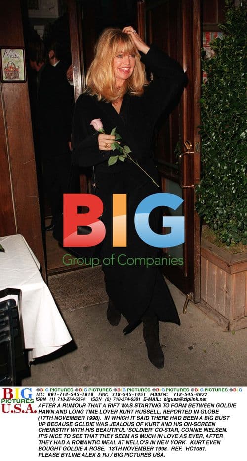 Goldie Hawn and Kurt Russell's Romantic Outing