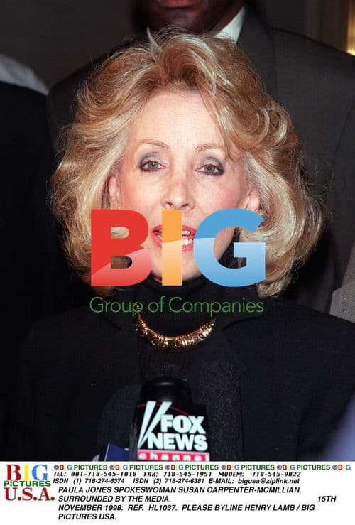 Paula Jones spokeswoman in media frenzy