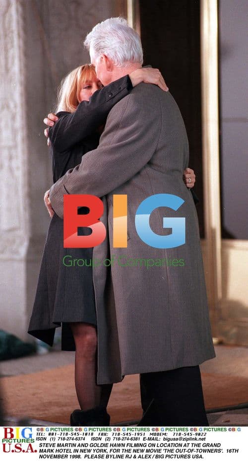 Steve Martin and Goldie Hawn filming at Grand Mark Hotel