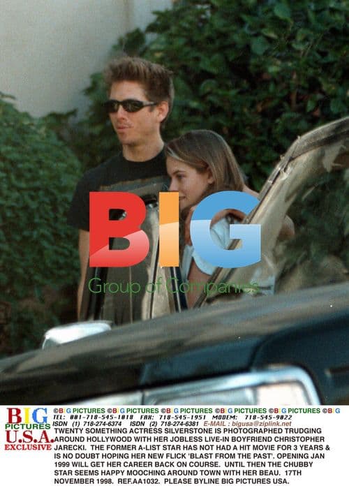 Alicia Silverstone and boyfriend out in Hollywood