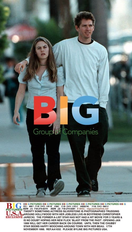 Alicia Silverstone Photographed with Boyfriend