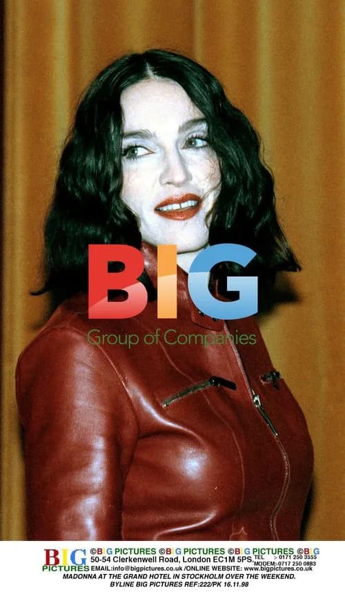 Madonna at the Grand Hotel in Stockholm