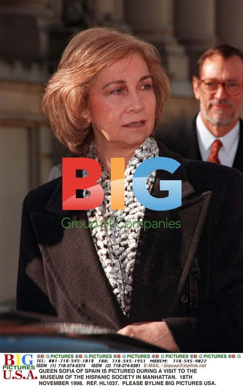 Queen Sofian of Spain Visits Hispanic Society Museum