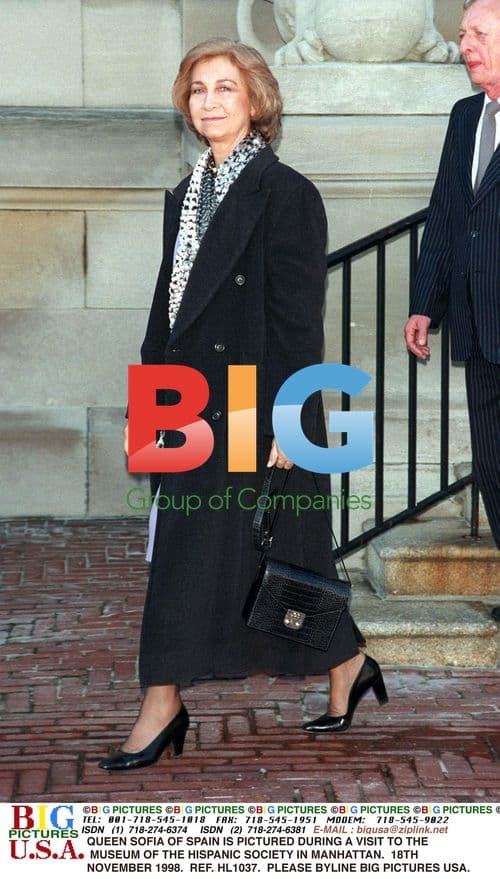 Queen Sofian visits Hispanic Society