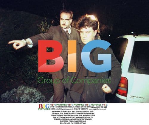 Madonna in Madrid for Album Promo