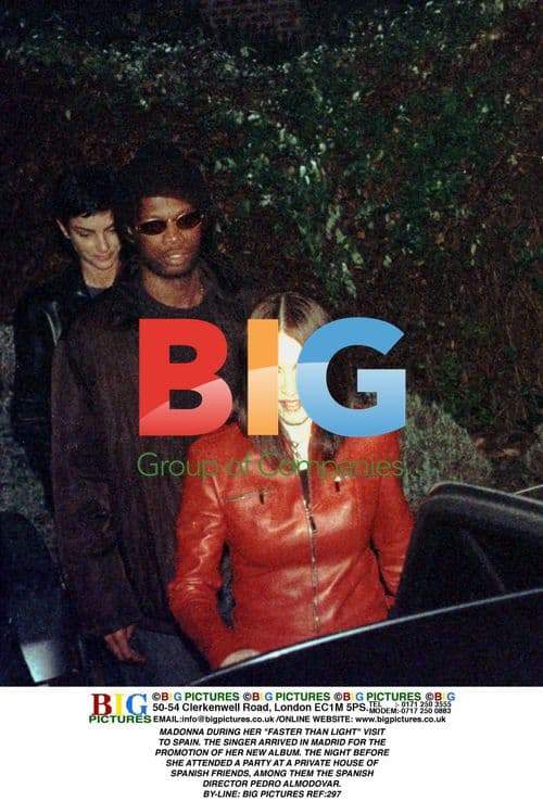 Madonna During 'Faster Than Light' Visit to Spain