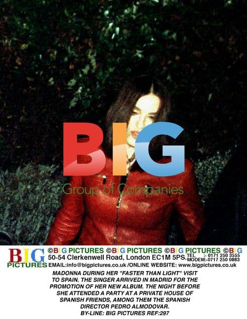 Madonna Visits Spain for Album Promotion