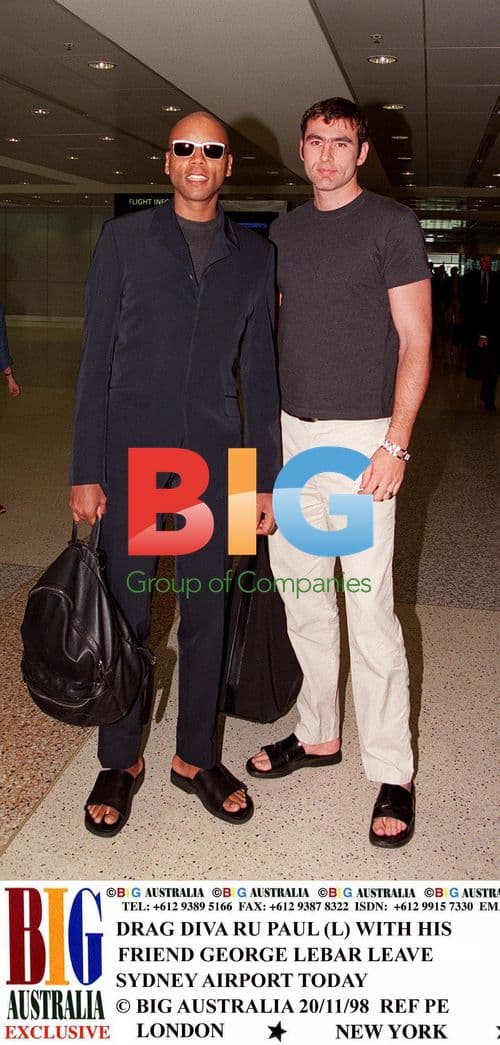 RuPaul and boyfriend leave Sydney Airport