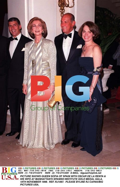 Queen Sofia of Spain at Spanish Institute Gala