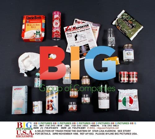 Trash from Lisa Kudrow's Dustbin