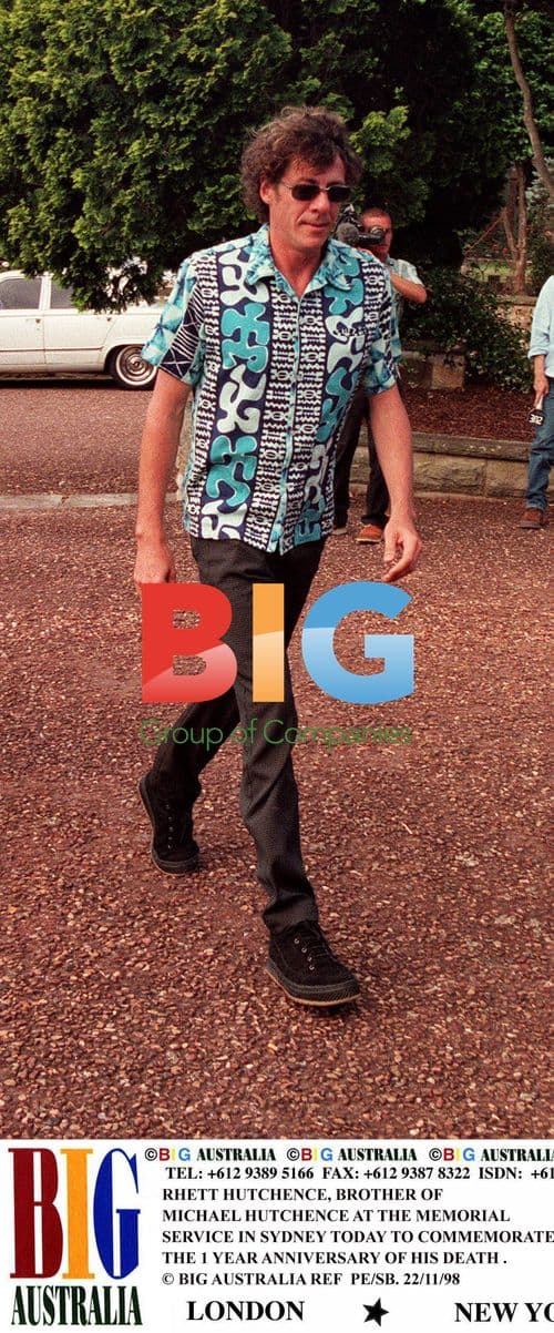 Rhett Hutchence at Memorial for Michael Hutchence