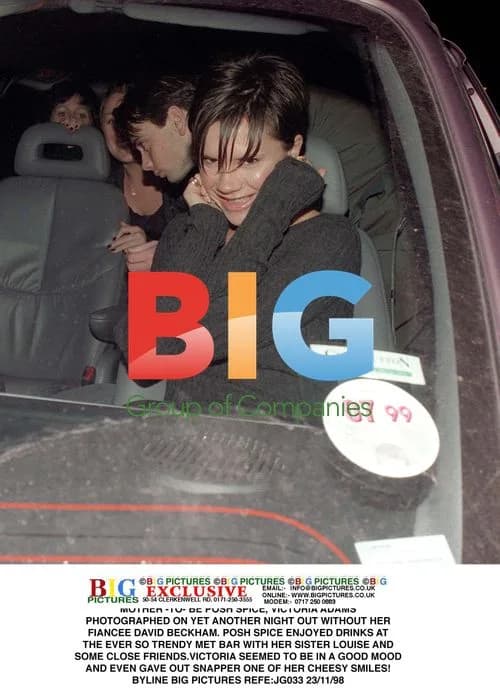 Posh Spice Out with Friends