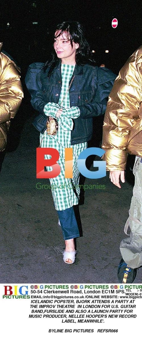 Bjork Attends London Parties