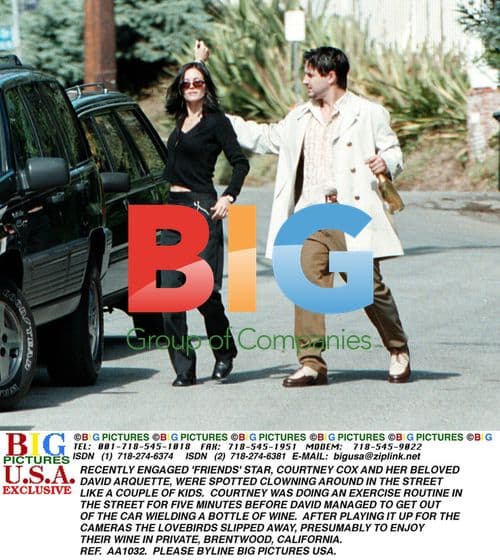 Courtney Cox and David Arquette Clowning Around