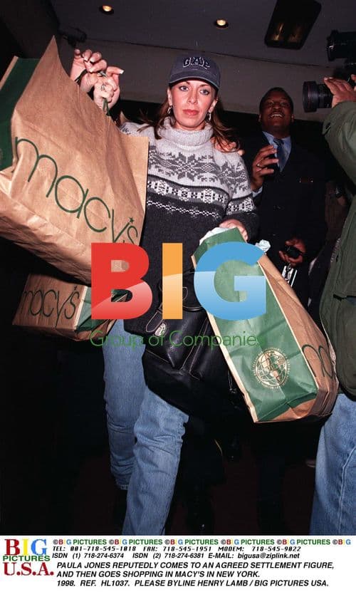 Paula Jones Shopping at Macy's