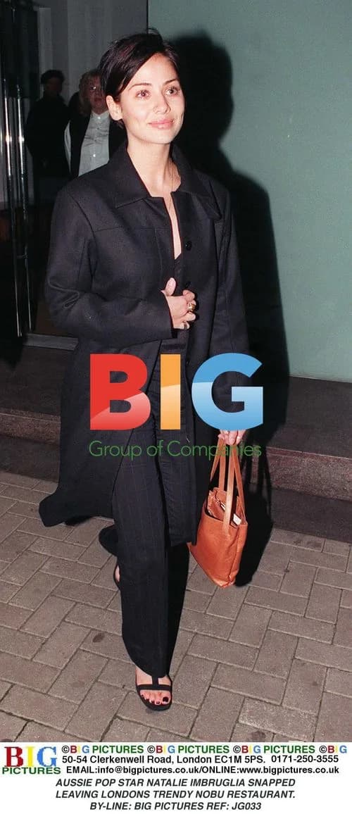 Natalie Imbruglia Leaves Nobu in London