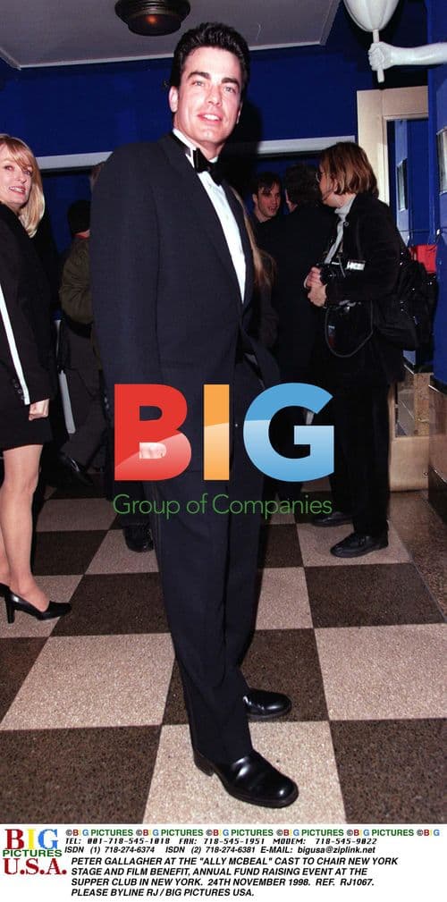 Peter Gallagher at Ally McBeal Cast Benefit