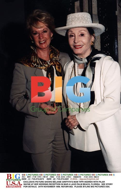 Pilar Wayne and Tippi Hedren at Mar-a-Lago