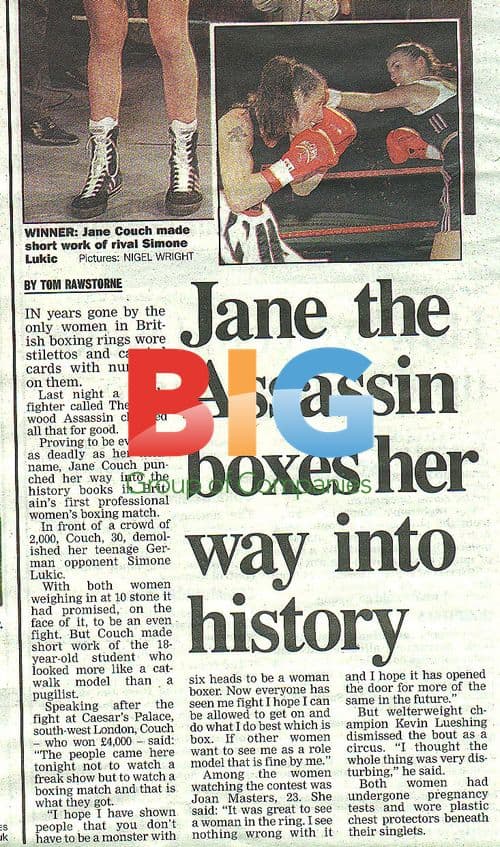 First Professional Women's Boxing Match in Britain