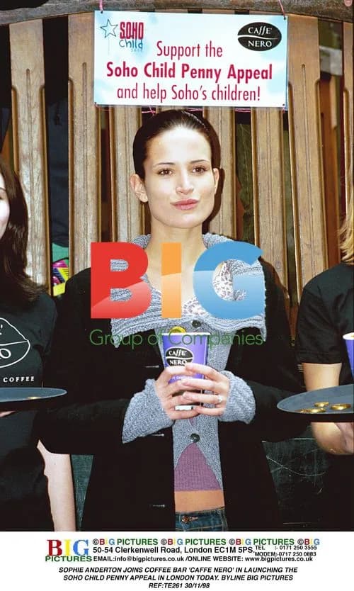 Sophie Anderton at Caffe Nero launch