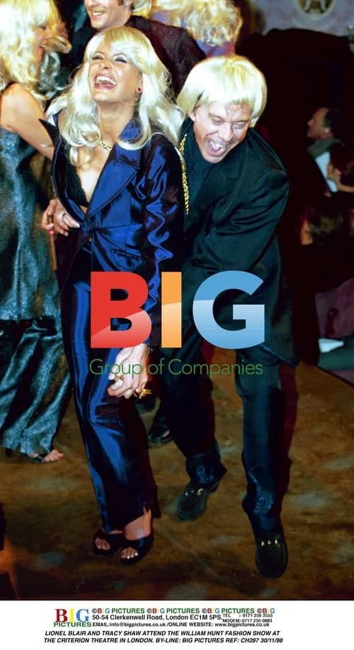 Lionel Blair and Tracy Shaw at Fashion Show