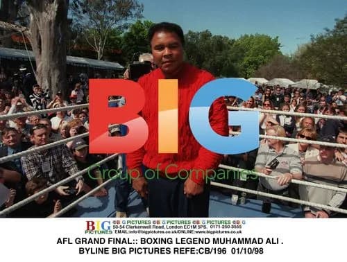 Muhammad Ali at AFL Grand Final