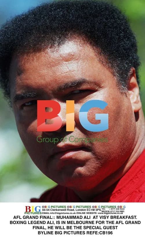 Muhammad Ali at AFL Grand Final