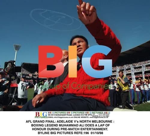 Muhammad Ali at AFL Grand Final